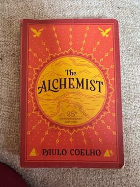 The Alchemist 25th Anniversary Edition Hardcover - Red and Yellow